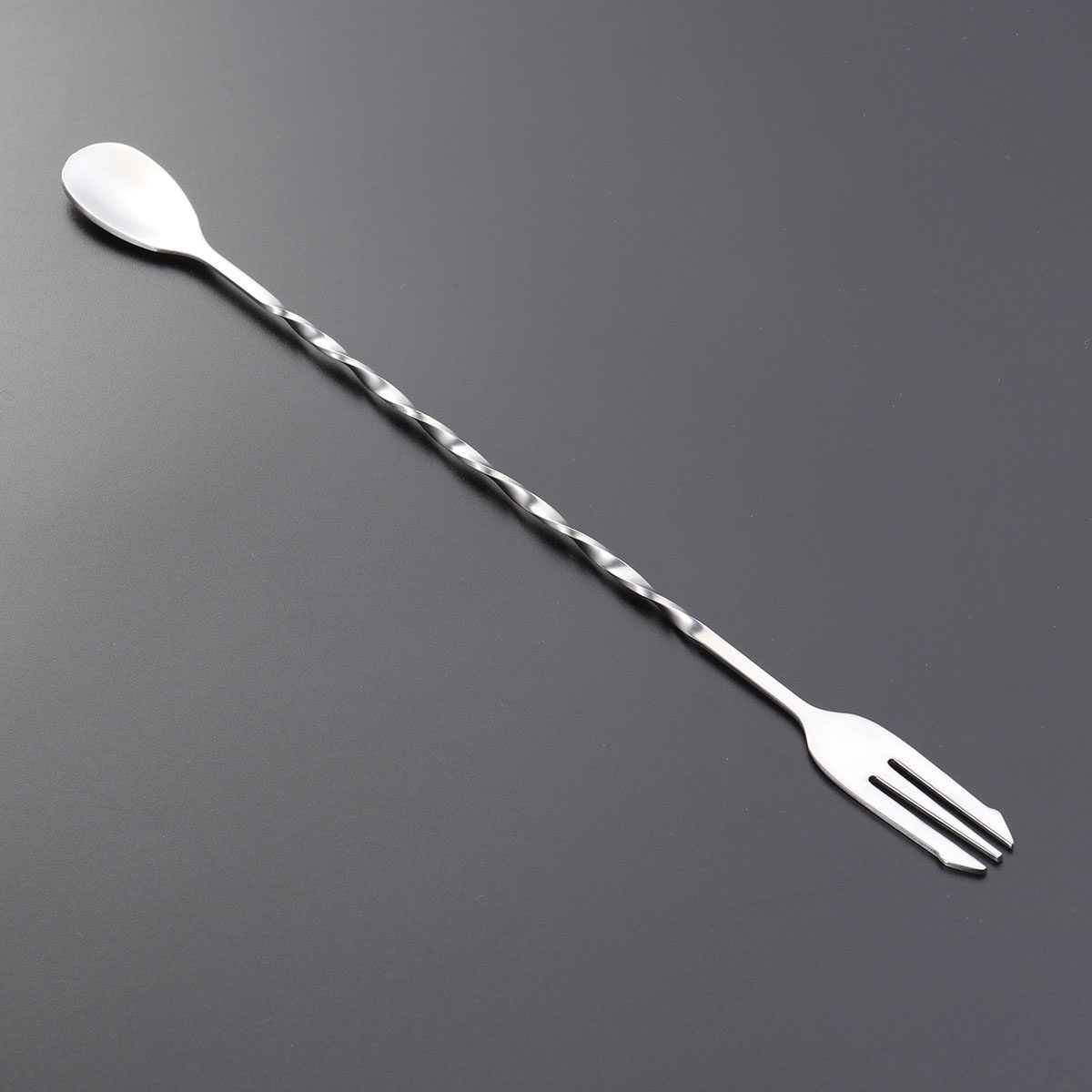Bar Spoon Twisted - Skręcana łyżka do mieszania, widelec do