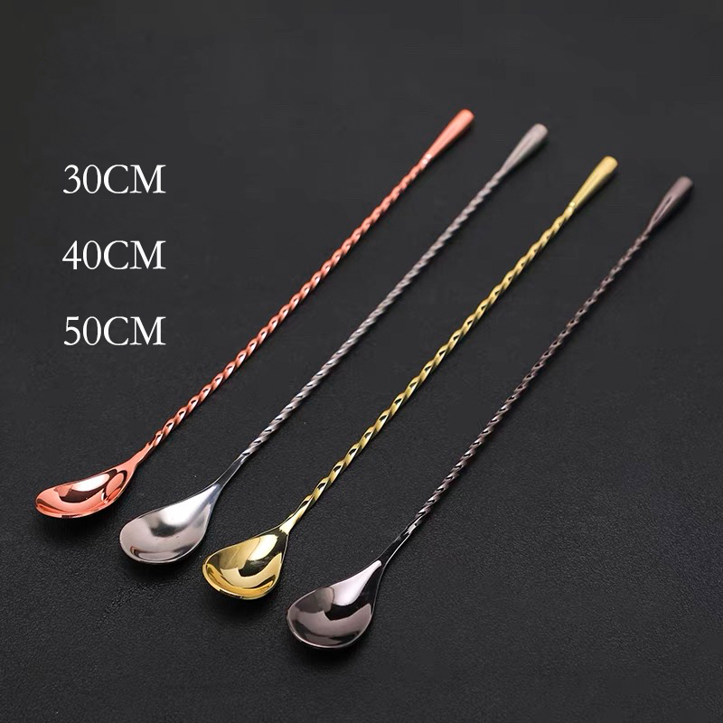 Bar Spoon Twisted - Łyżka do koktajli w kształcie łezki,