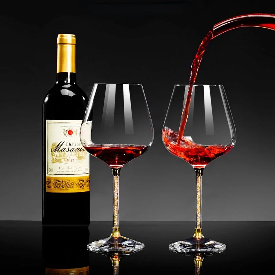 Champagne Flute Pair - Lekki, luksusowy, wysokiej klasy kryształowy kieliszek