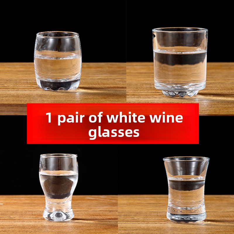 Wine Beer Foot - Gruby szklany kieliszek do białego wina,