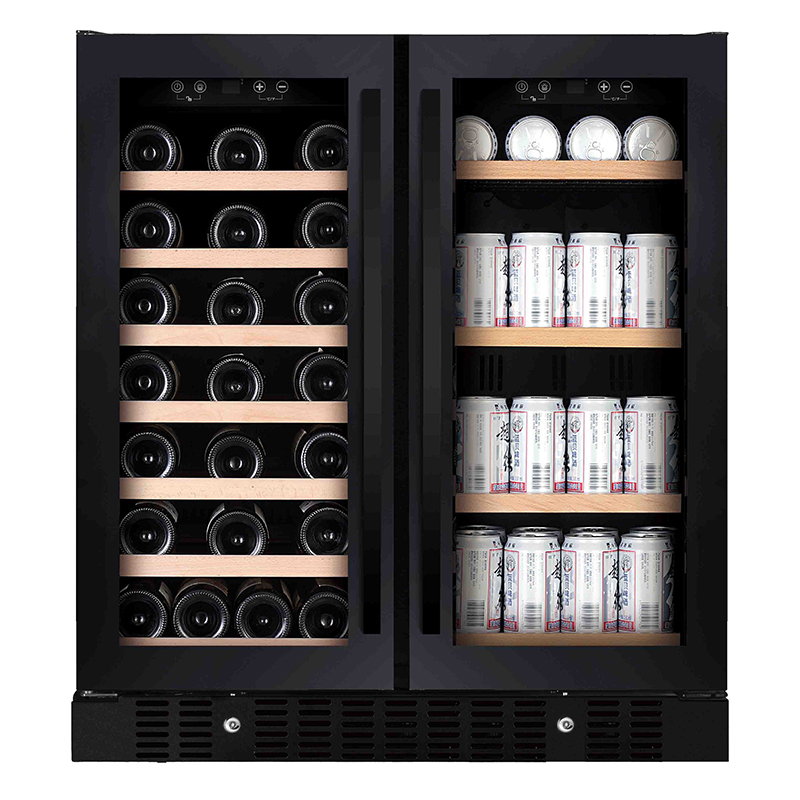 Wine Beer Fridge Under Counter - Lodówka do napojów z szklanymi drzwiami