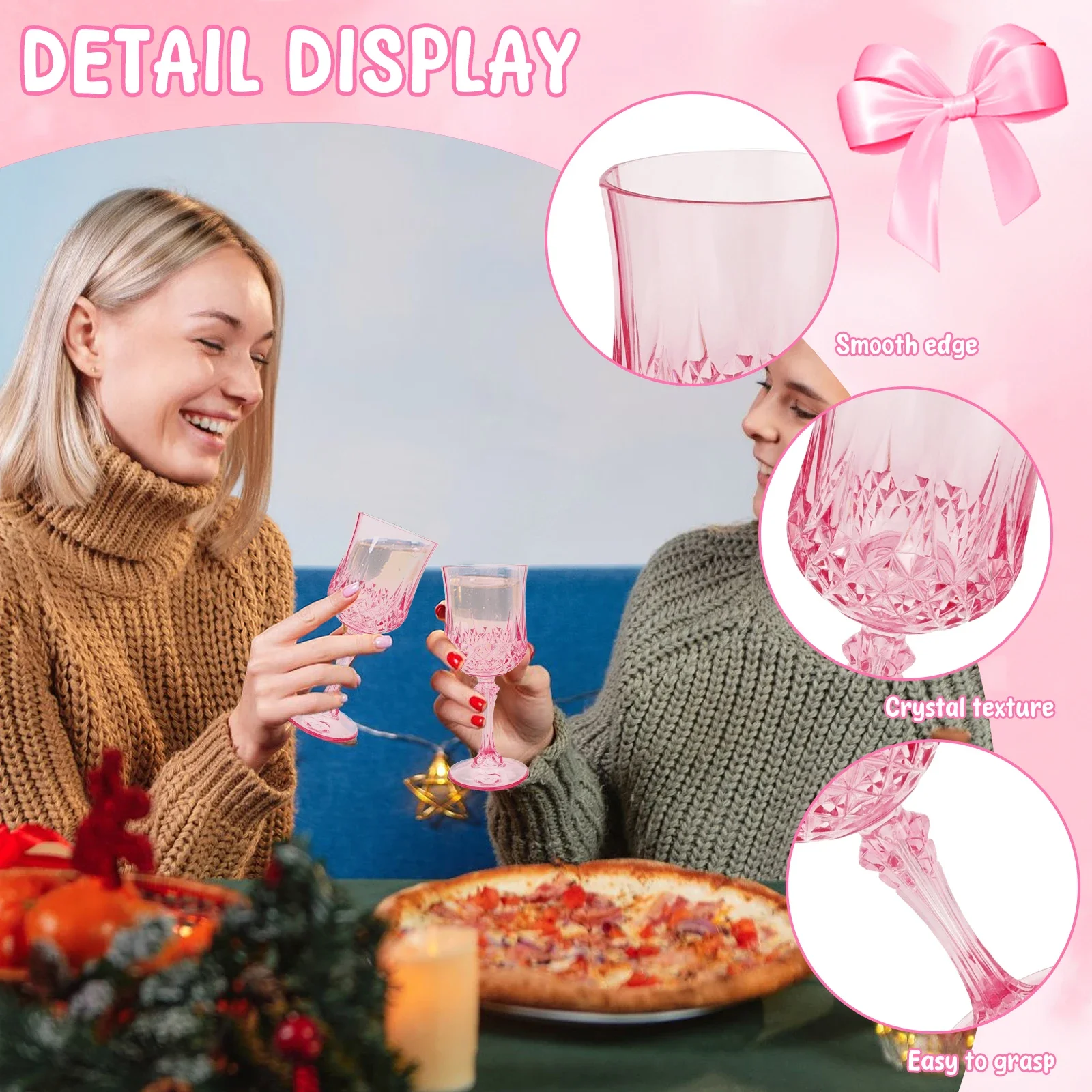 36 szt. Plastikowych kieliszkó – Champagne Flute Pair recenzja i cena