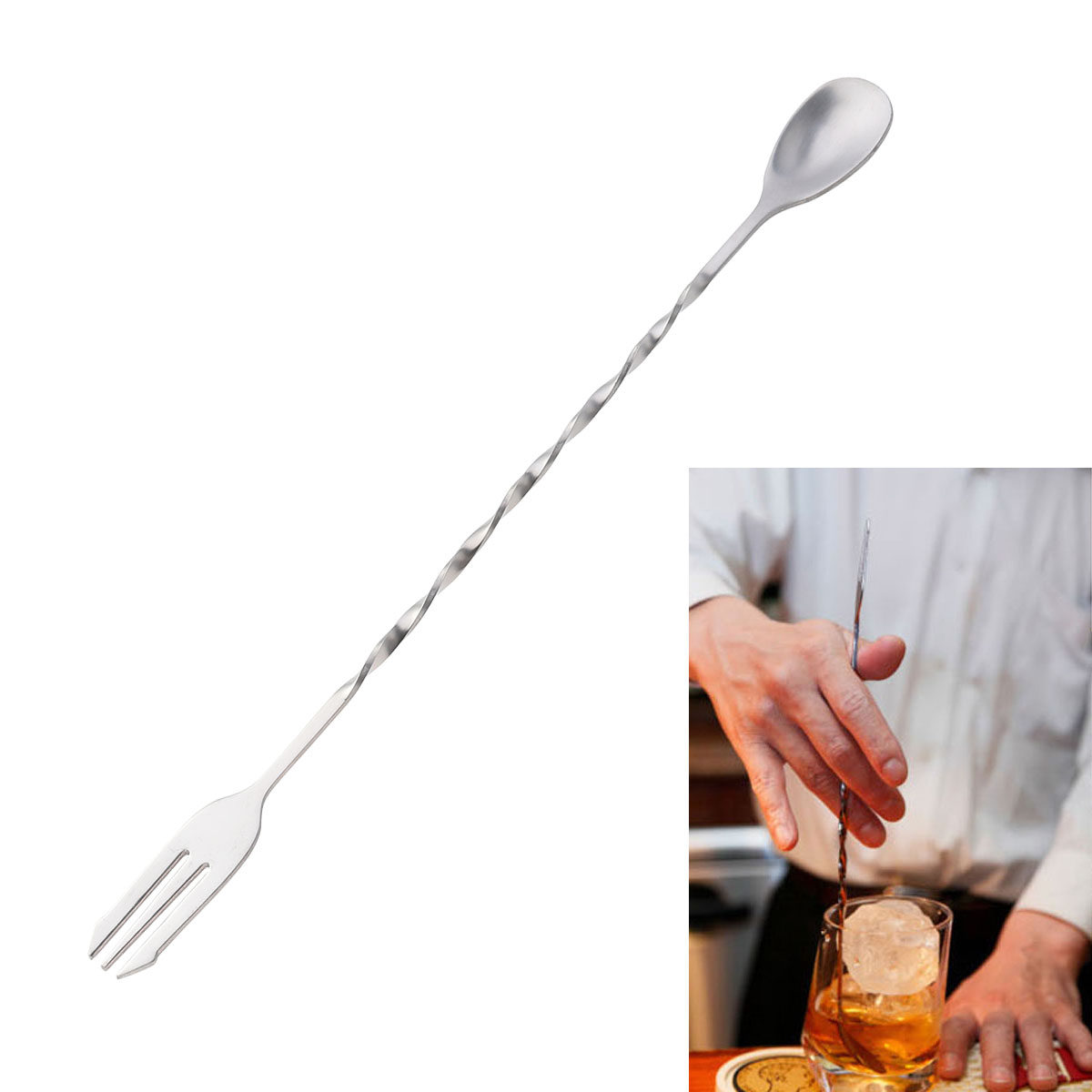 Łyżka ze stali nierdzewnej 304 – Bar Spoon Twisted recenzja i cena