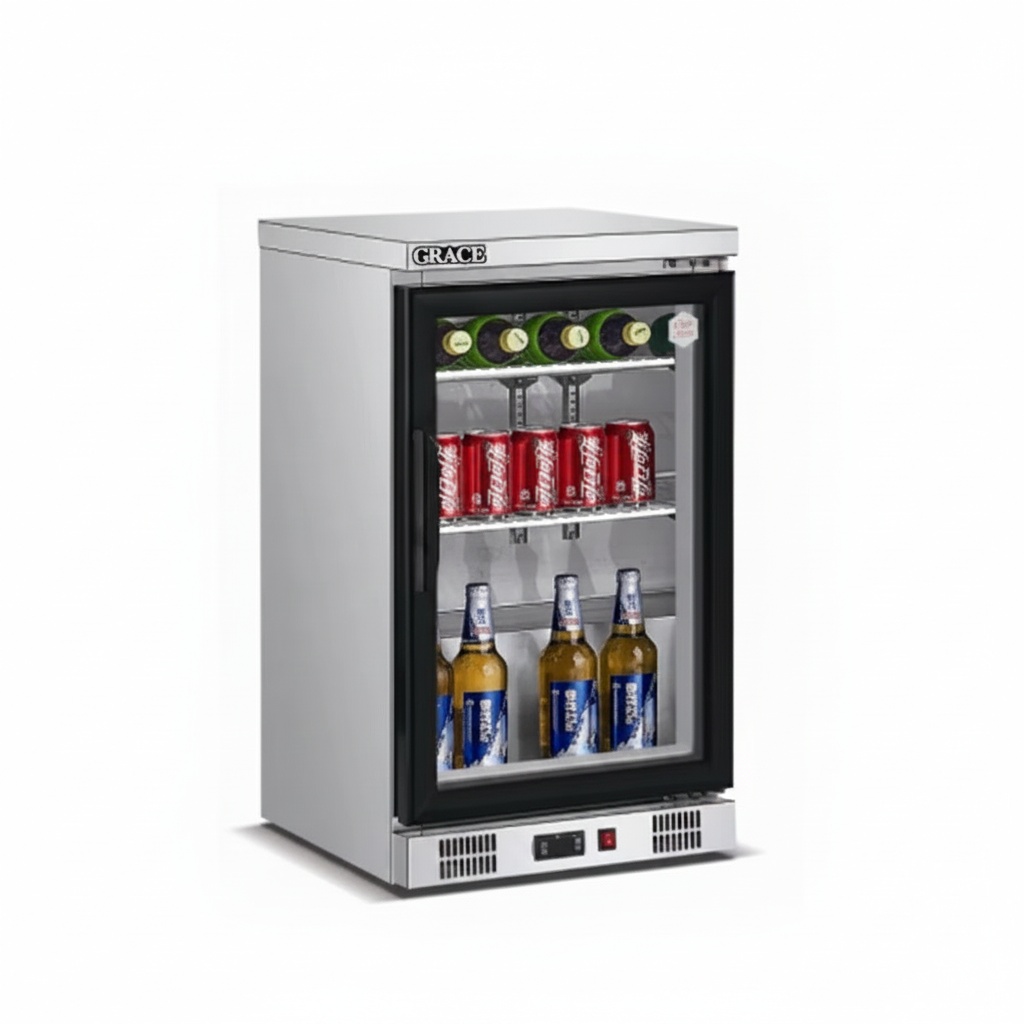 Lodówka podblatowa, stal nierd – Wine Beer Fridge Under Counter recenzja i cena