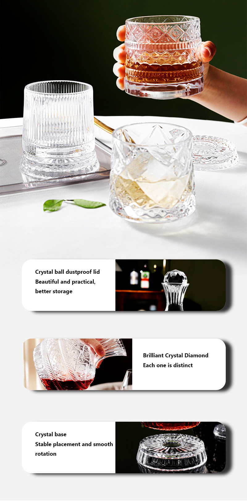 DEOUNY Europejska obrotowa kar – Wine Whiskey Beer recenzja i cena