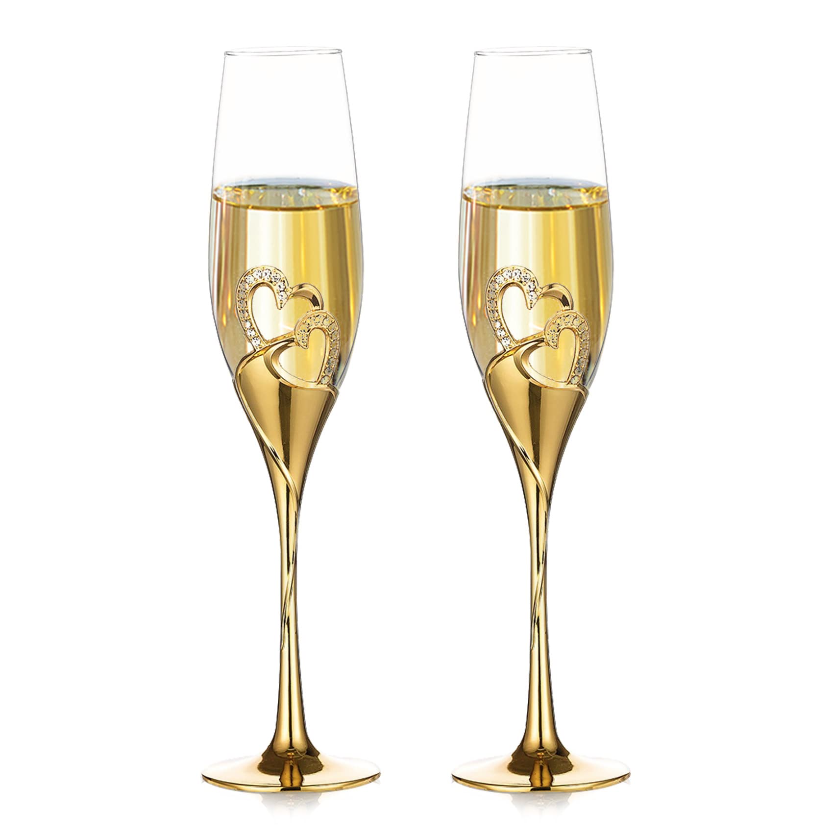 Kieliszki do czerwonego wina 2 – Champagne Flute Pair recenzja i cena