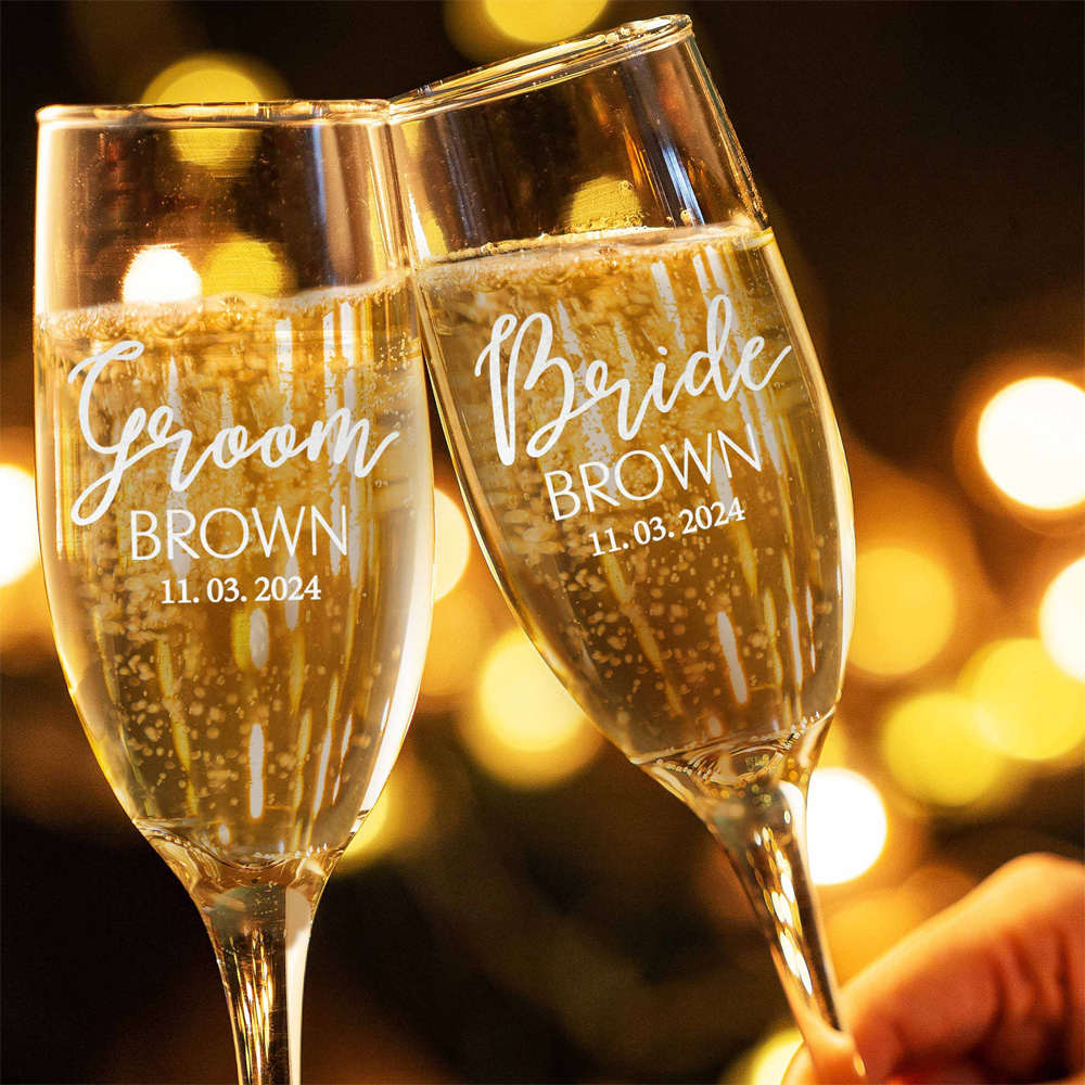 Flety do szampana spersonalizo – Champagne Flute Pair recenzja i cena