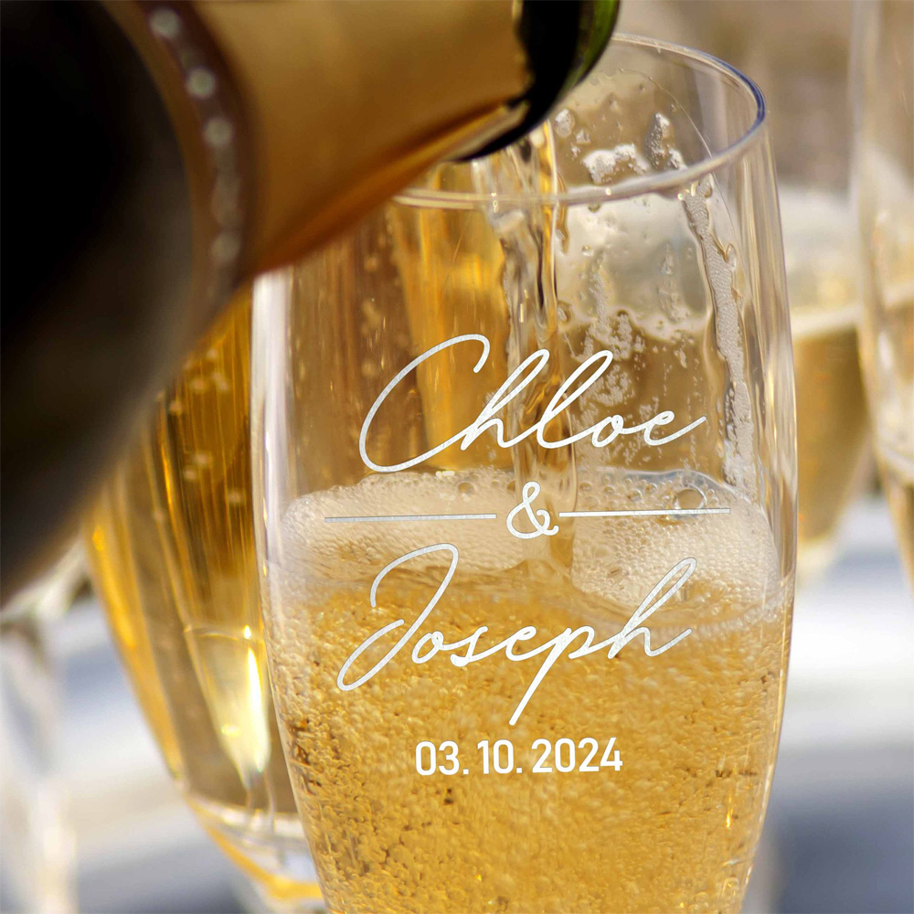 Flety do szampana spersonalizo – Champagne Flute Pair recenzja i cena