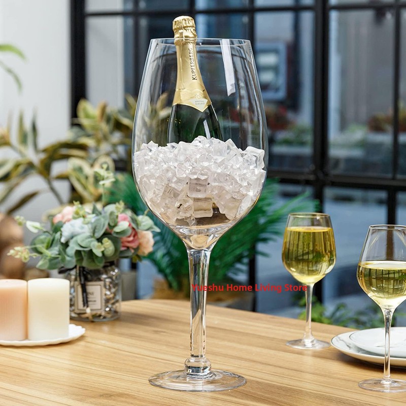 Duży szklany kufel do piwa, wy – Wine Beer Foot recenzja i cena
