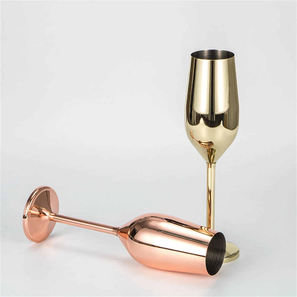 6 szt. 200ml Nierdzewne kielis – Champagne Flute Pair recenzja i cena