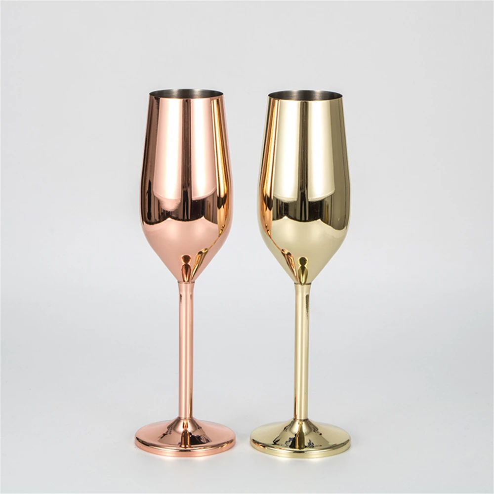 6 szt. 200ml Nierdzewne kielis – Champagne Flute Pair recenzja i cena